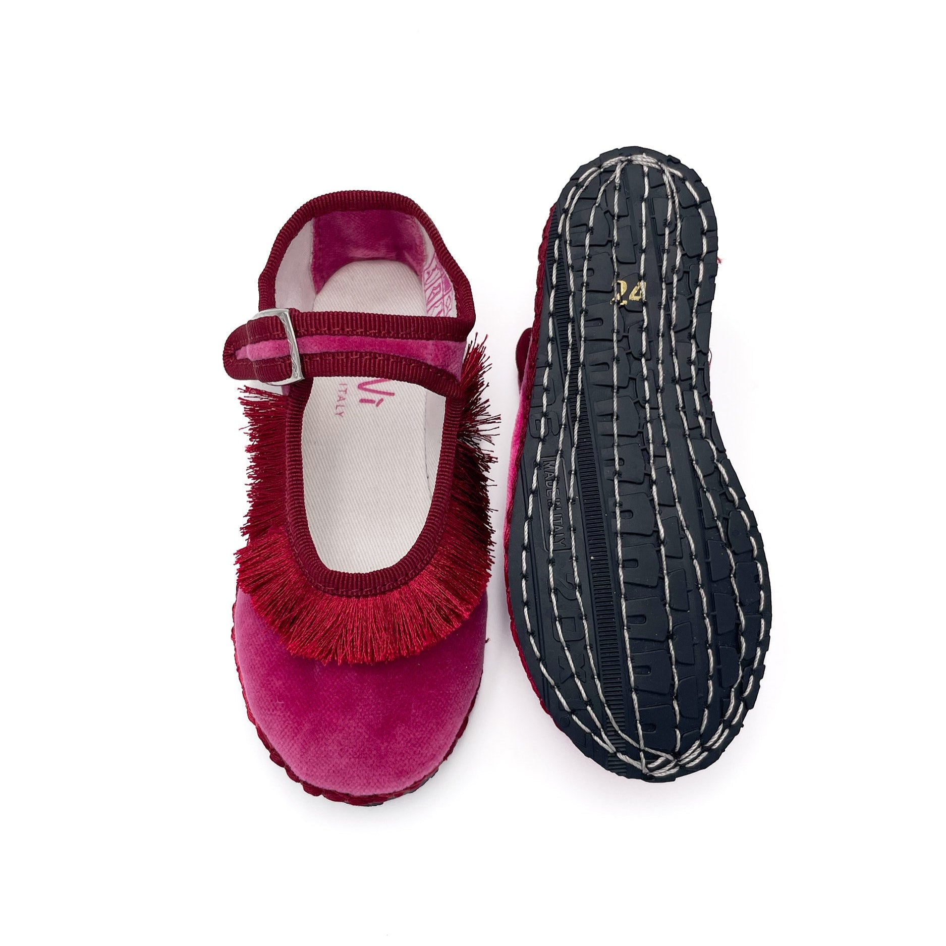 LaVì Baby Frangia ROSA ANTICO - BORGOGNA