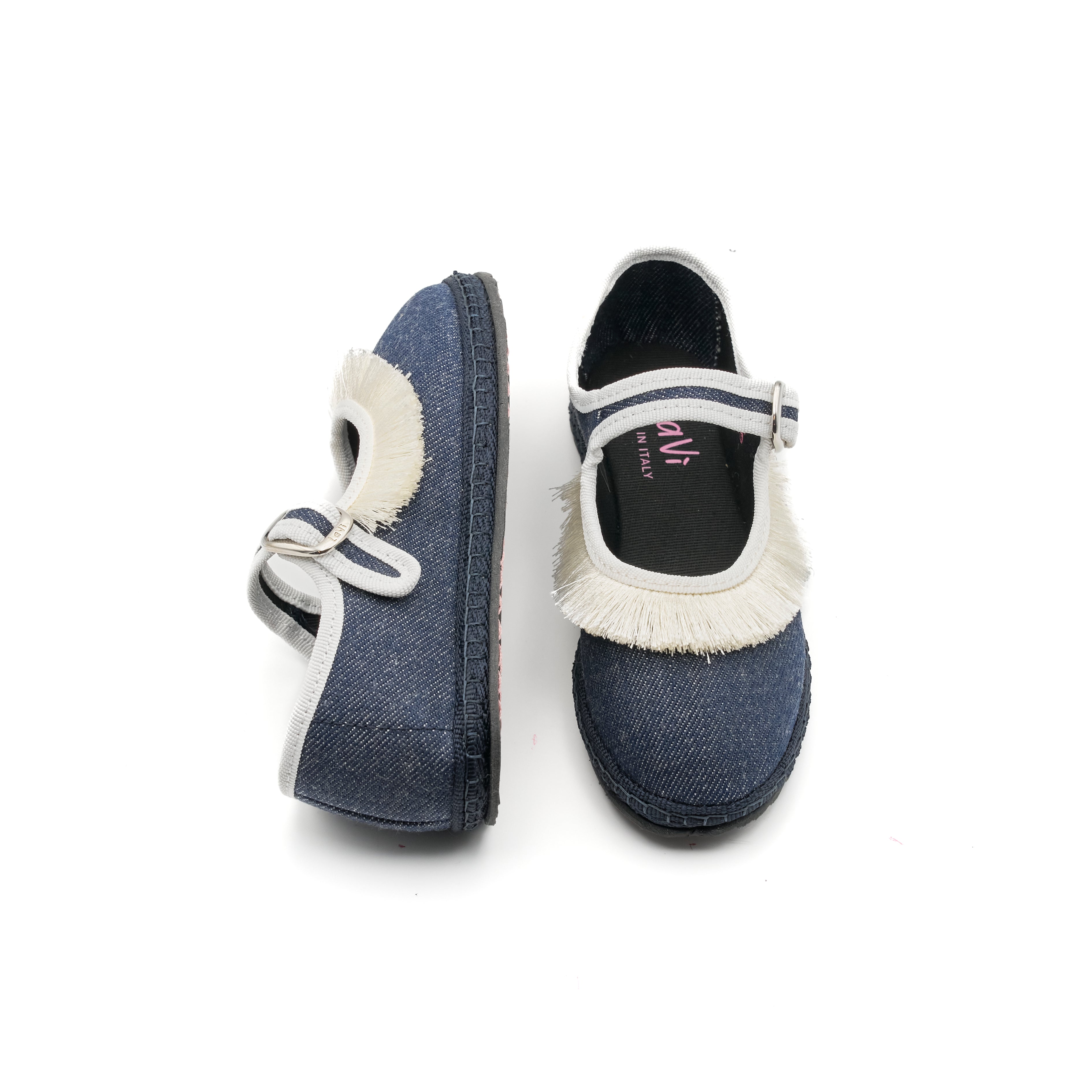 LaVì baby Frangia DENIM/BIANCA