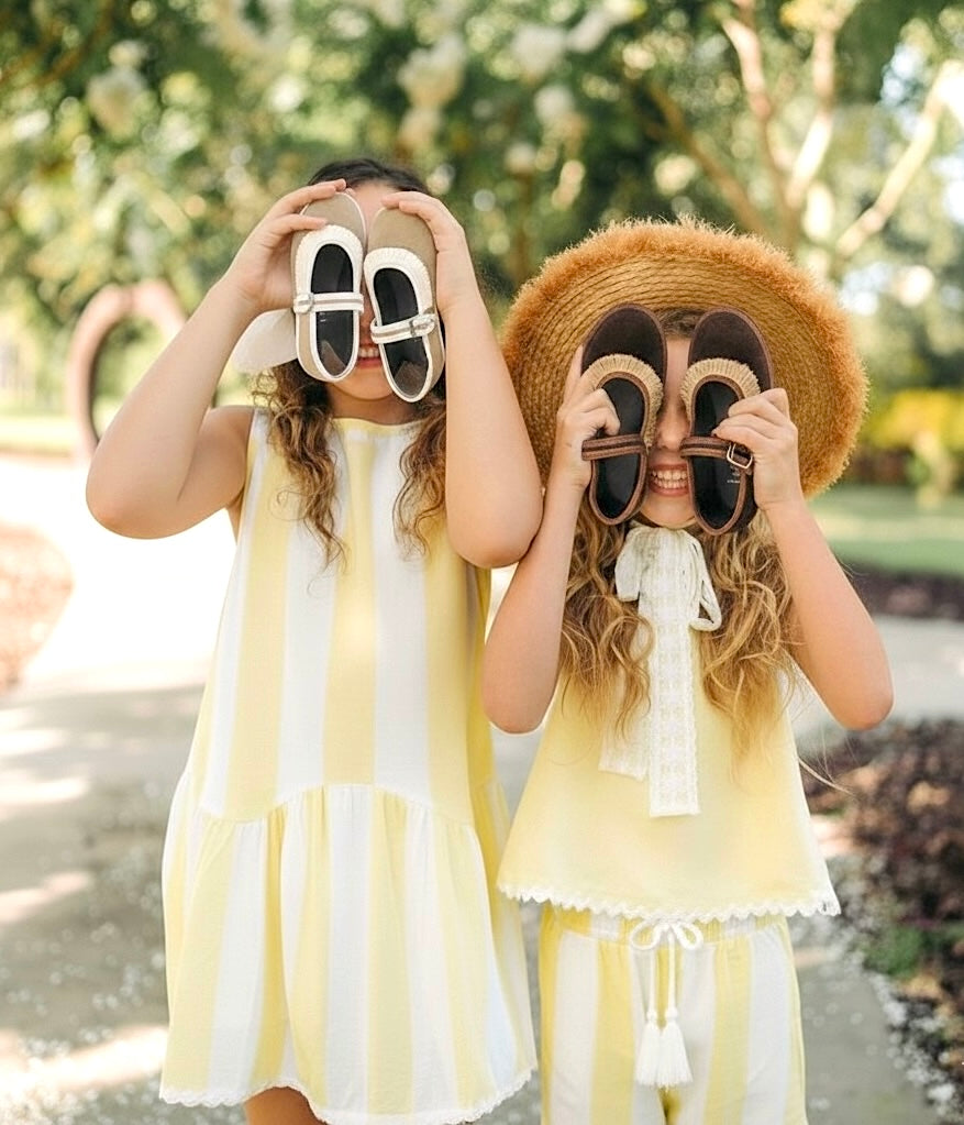 LaVì baby Frangia CAMMELLO/PANNA