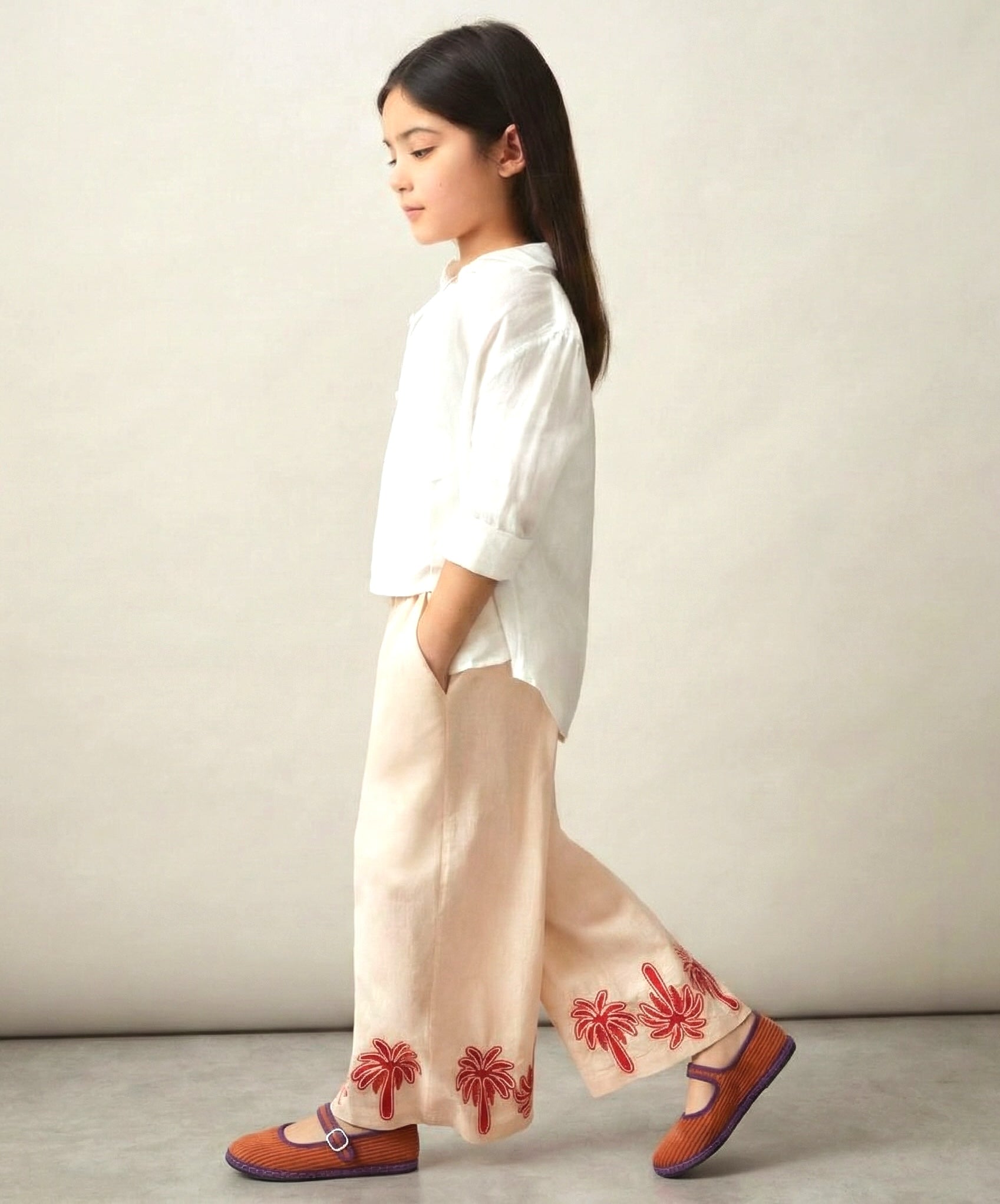 LaVì Baby NINA COSTINA ARANCIO/VIOLA