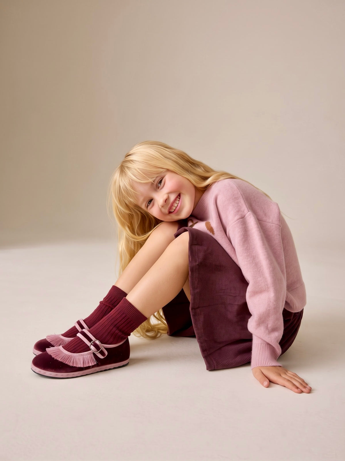 LaVì baby Frangia AMARANTO/ROSA