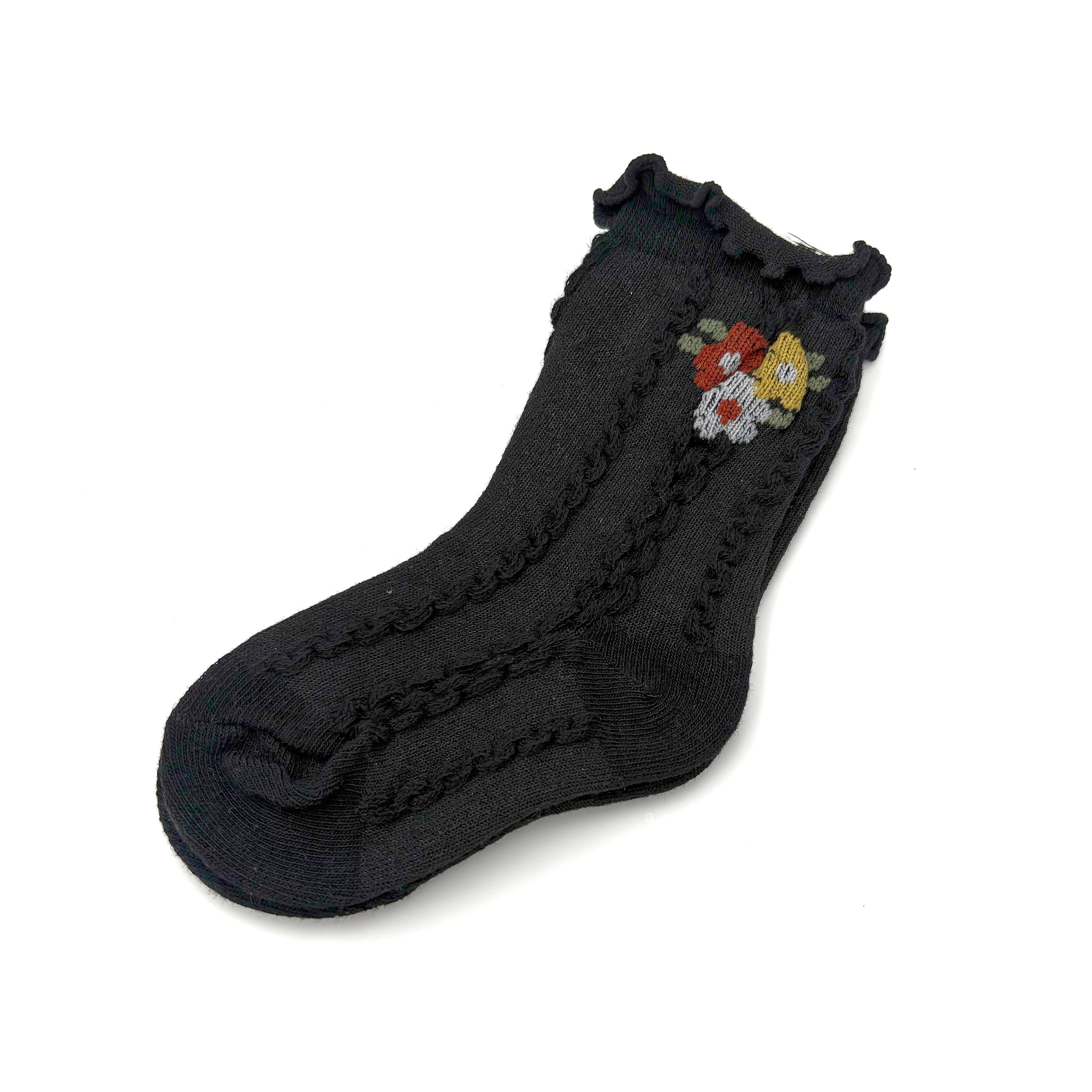 Calzini Ricamo Fiorito