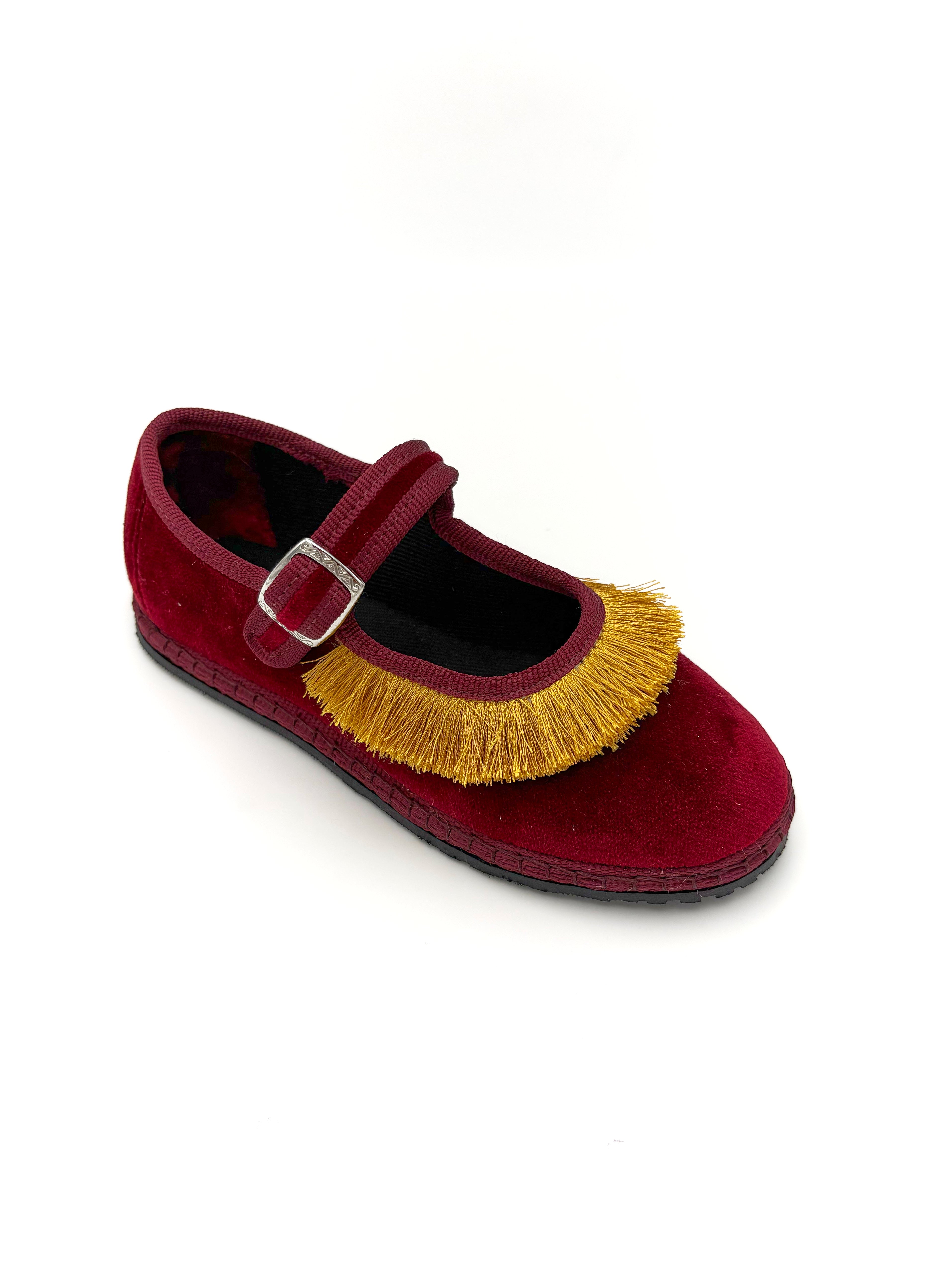 LaVì Baby Frangia Bordeaux-Oro