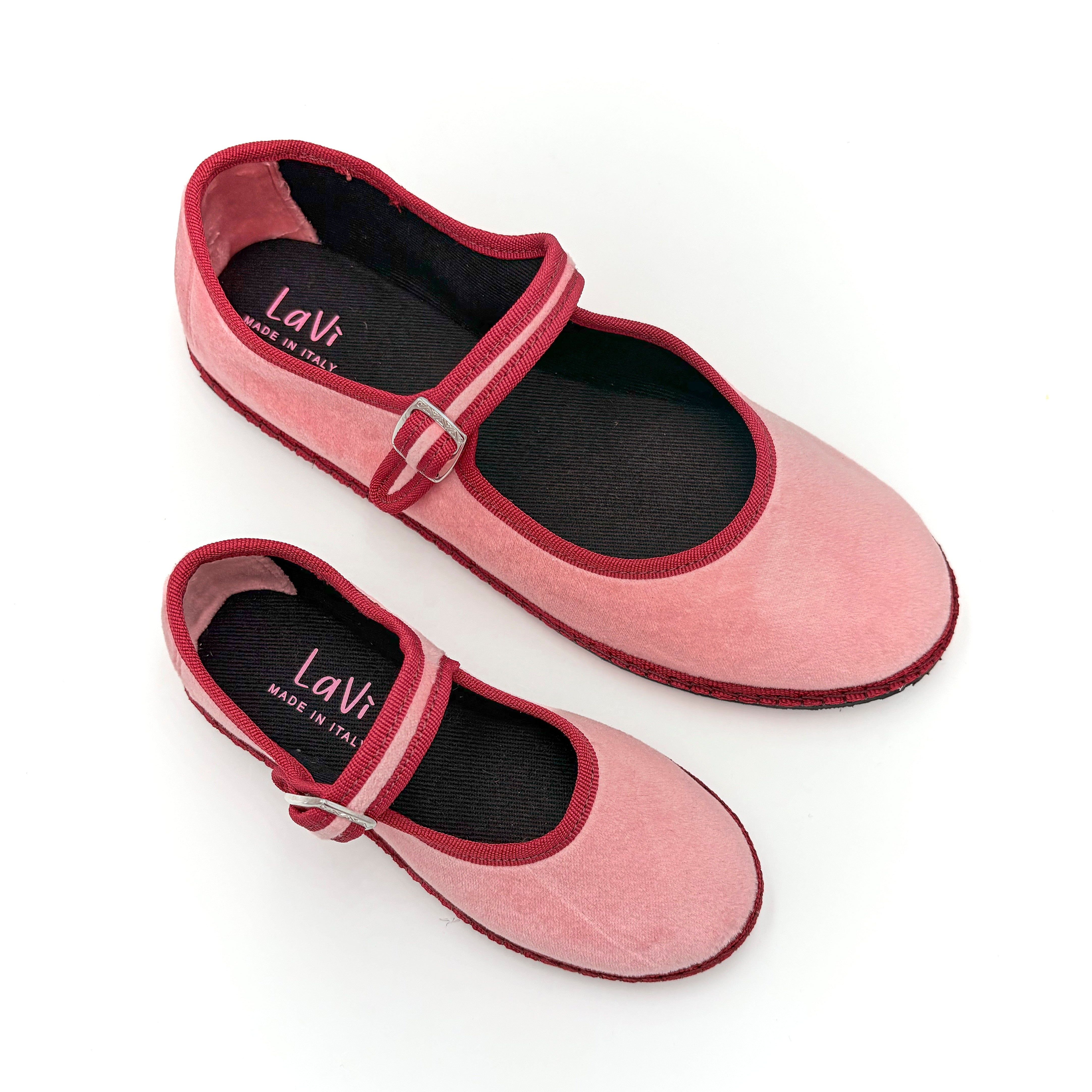 LaVì set Matchy-Matchy Rosa-Bordeaux