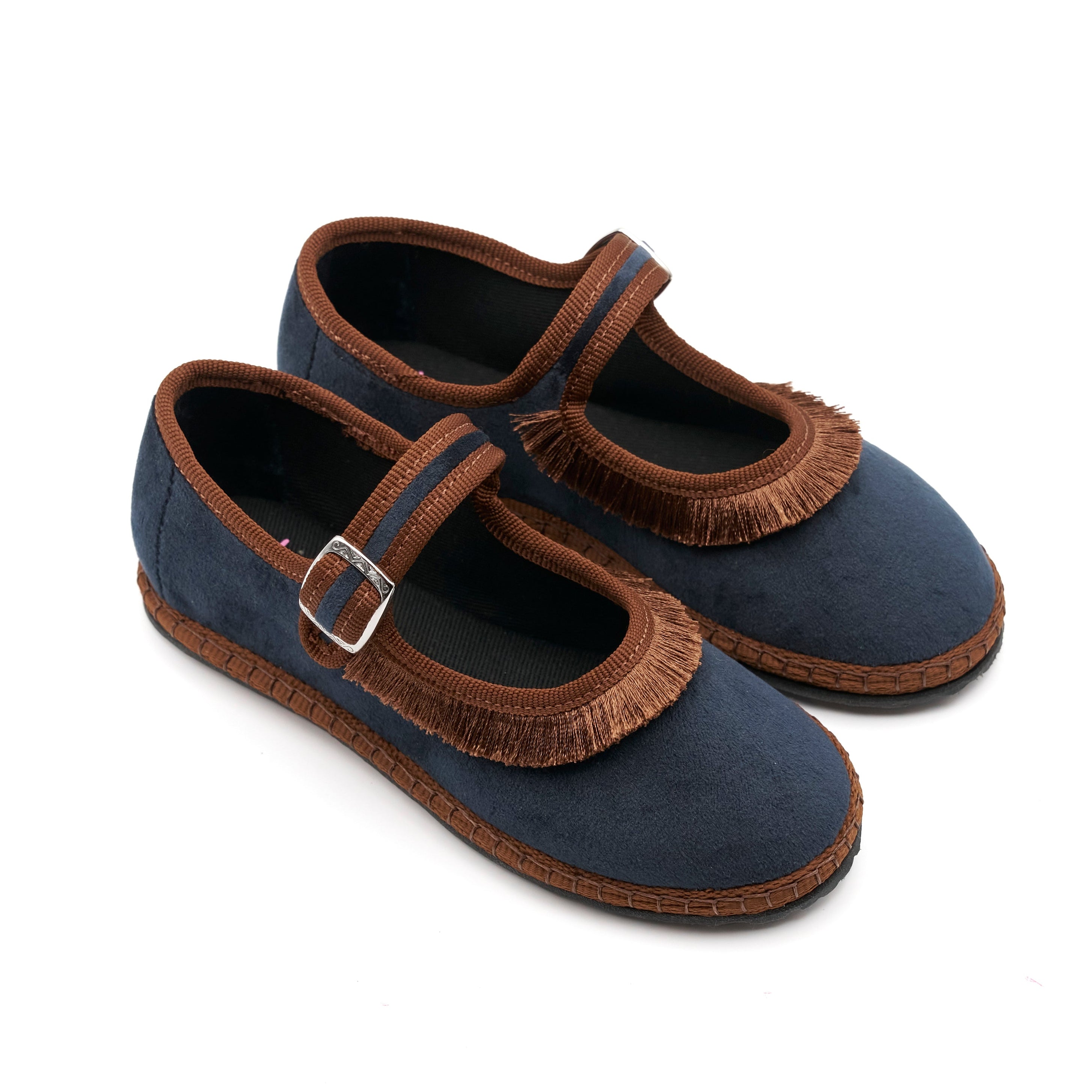 LaVì Woman Fringe BLUE/BROWN