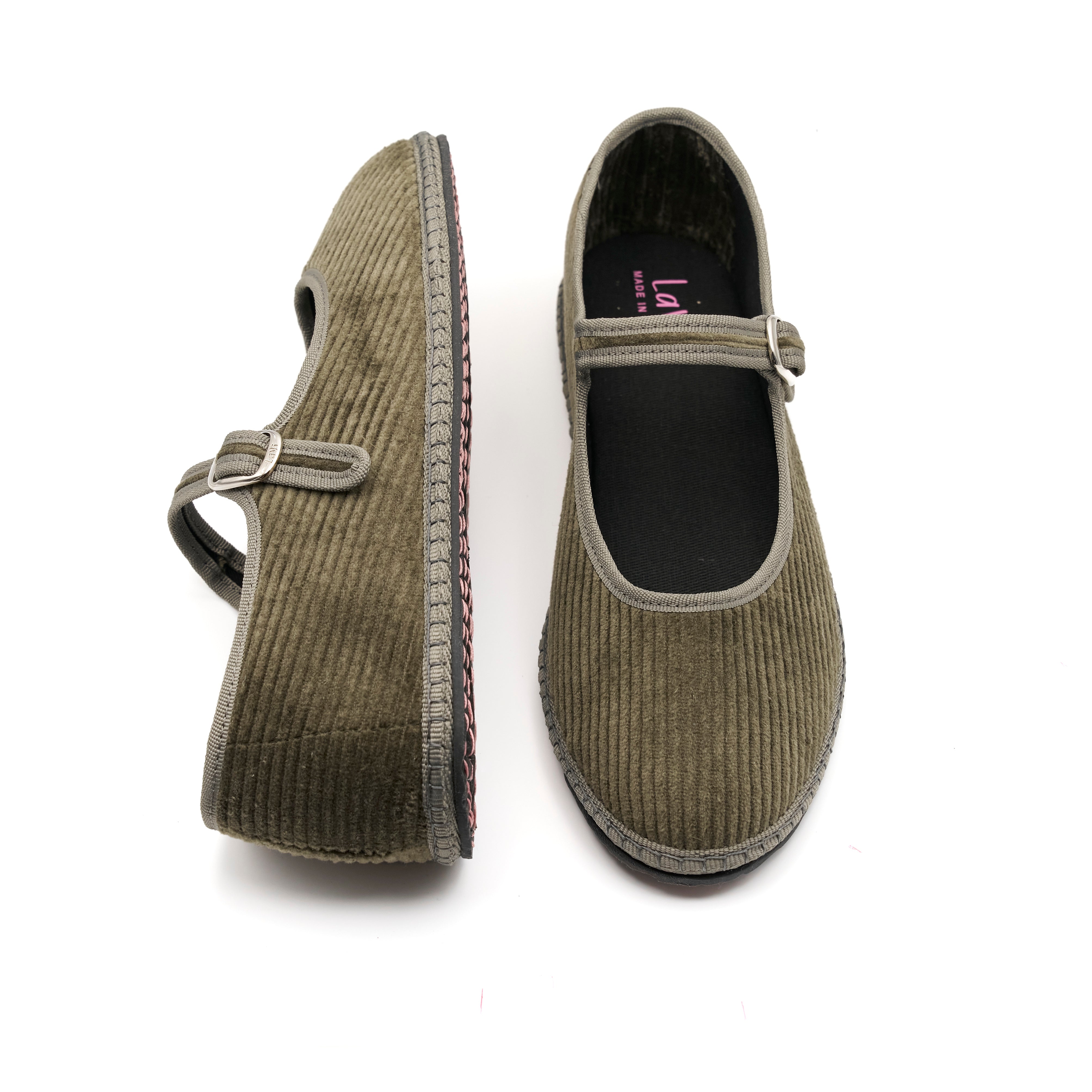 LaVì Woman NINA OLIVE GREEN RIBBED