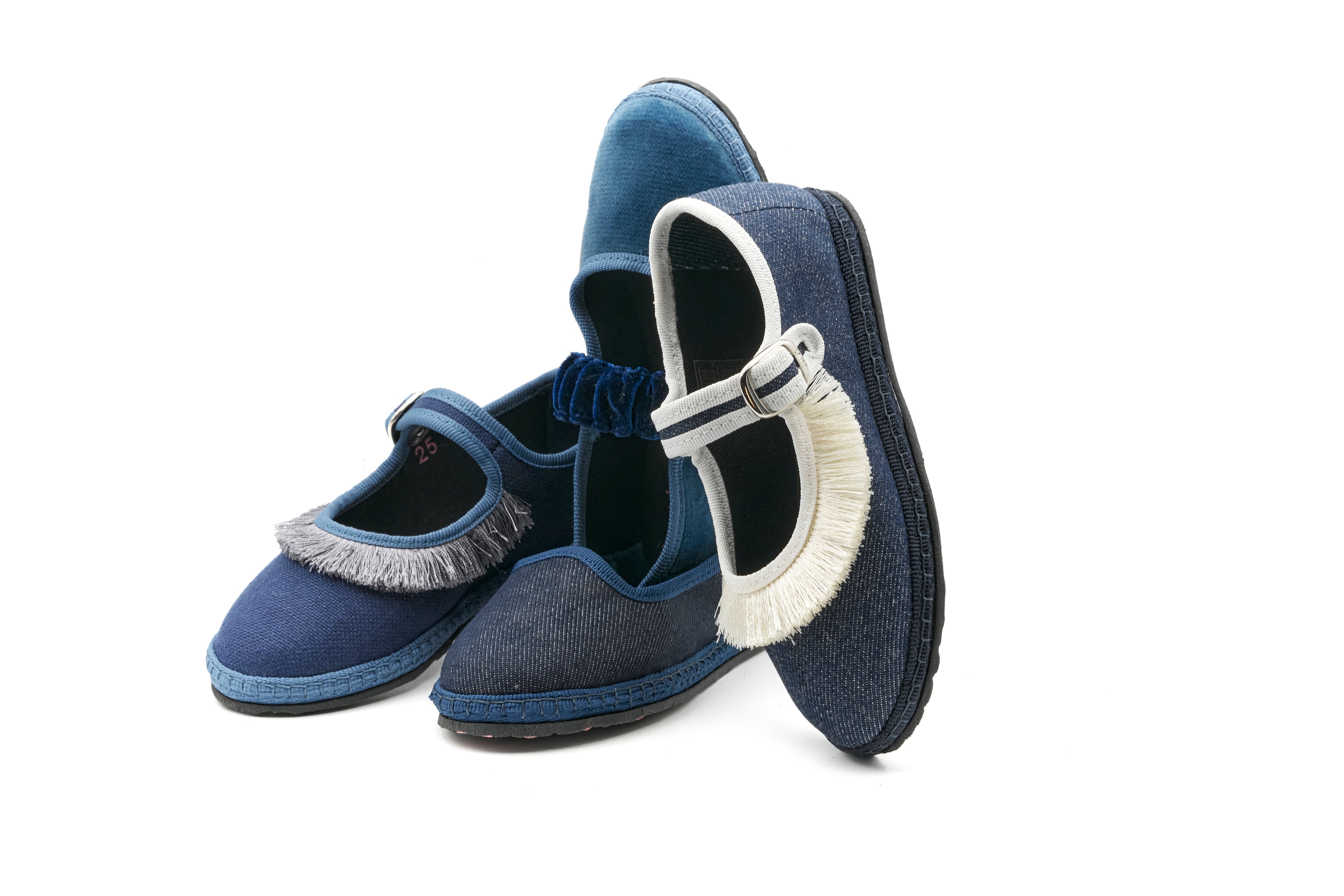 LaVì baby Frangia DENIM/BIANCA